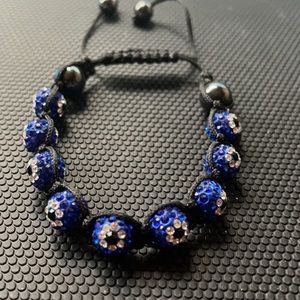 Macrame crystal bracelet
